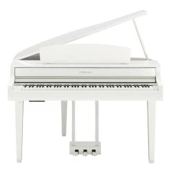 Yamaha CLP-765GP Clavinova In White -musical instrument 02 clp 765gp front pwh 4aca94506e8d5c126252c76fe801ffa4