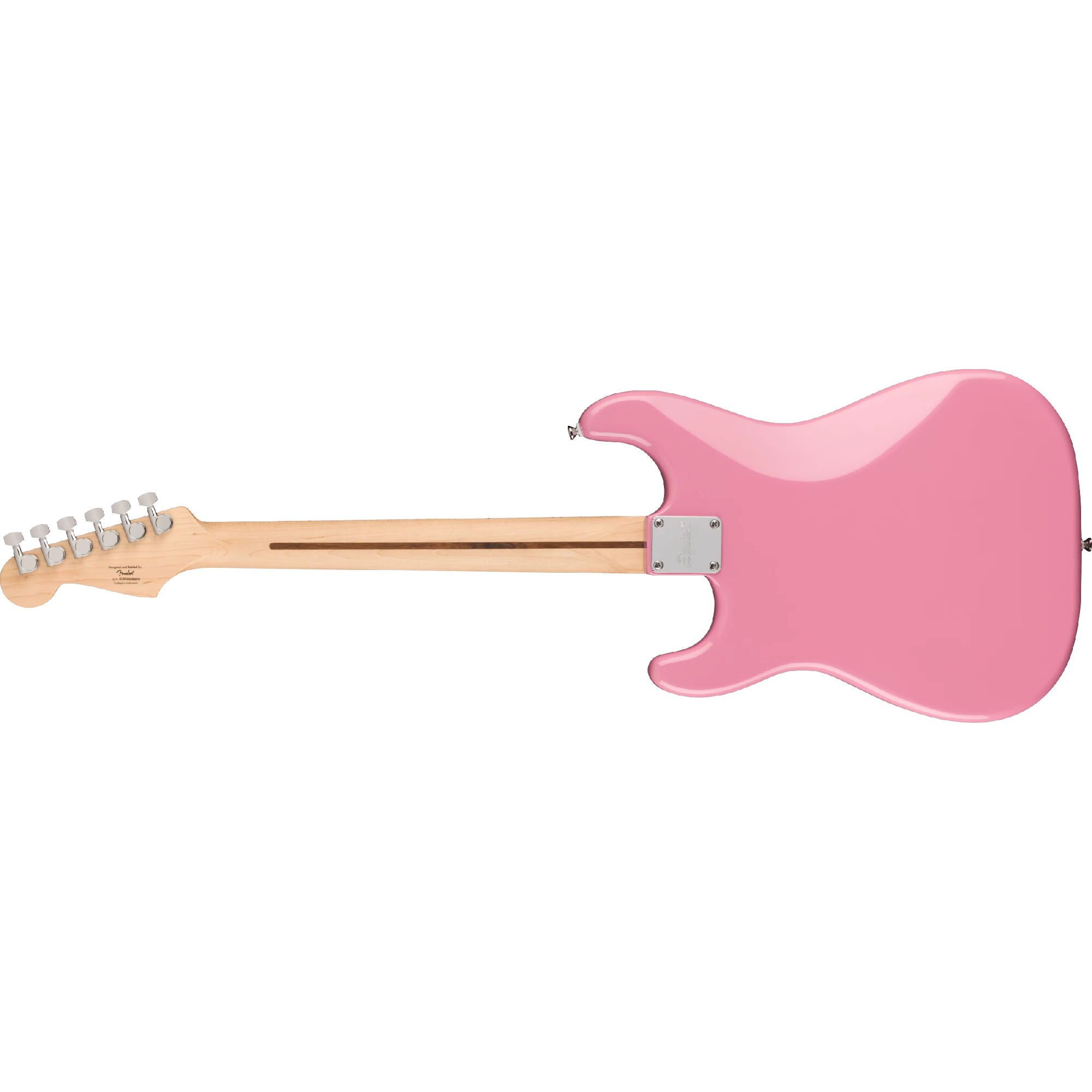 Squier Squier Sonic™ Stratocaster HT H, Maple Fingerboard, White Pickguard, Flash Pink 4 Squier Squier Sonic™ Stratocaster HT H, Maple Fingerboard, White Pickguard, Flash Pink - Image 2