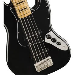 Squier Classic Vibe '70s Jazz Bass V, Maple Fingerboard, Black 10 Squier Classic Vibe '70s Jazz Bass V, Maple Fingerboard, Black -musical instrument 0374550506 gtr frtbdydtl 001 nr.png