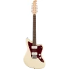 Squier Paranormal Jazzmaster XII, Laurel Fingerboard, Tortoiseshell Pickguard, Olympic White
