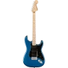 Squier Affinity Series™ Stratocaster, Maple Fingerboard, Black Pickguard, Lake Placid Blue -musical instrument 0378003502 sqr ins frt 1 rr