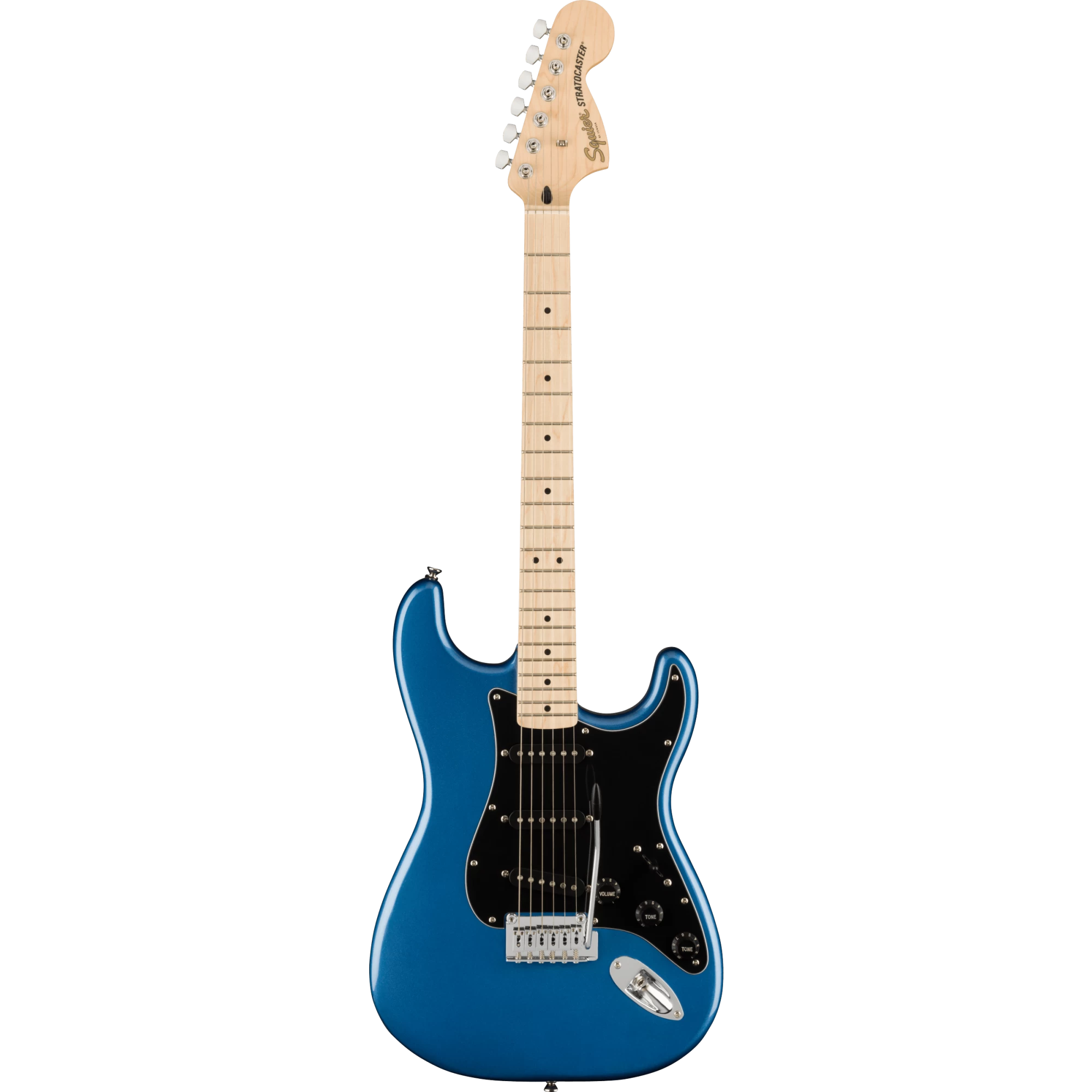 Squier Affinity Series™ Stratocaster, Maple Fingerboard, Black Pickguard, Lake Placid Blue 3 Squier Affinity Series™ Stratocaster, Maple Fingerboard, Black Pickguard, Lake Placid Blue