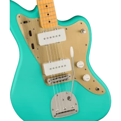 Squier 40th Anniversary Jazzmaster, Vintage Edition, Maple Fingerboard, Gold Anodized Pickguard, Satin Seafoam Green 9 Squier 40th Anniversary Jazzmaster, Vintage Edition, Maple Fingerboard, Gold Anodized Pickguard, Satin Seafoam Green -musical instrument 0379520549 sqr ins fbd 1 nr.png