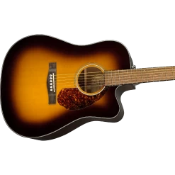Fender CD-140SCE Dreadnought, Walnut Fingerboard, Sunburst W/case 11 Fender CD-140SCE Dreadnought, Walnut Fingerboard, Sunburst W/case -musical instrument 0970213332 gtr cntbdyright 001 nr.png 1
