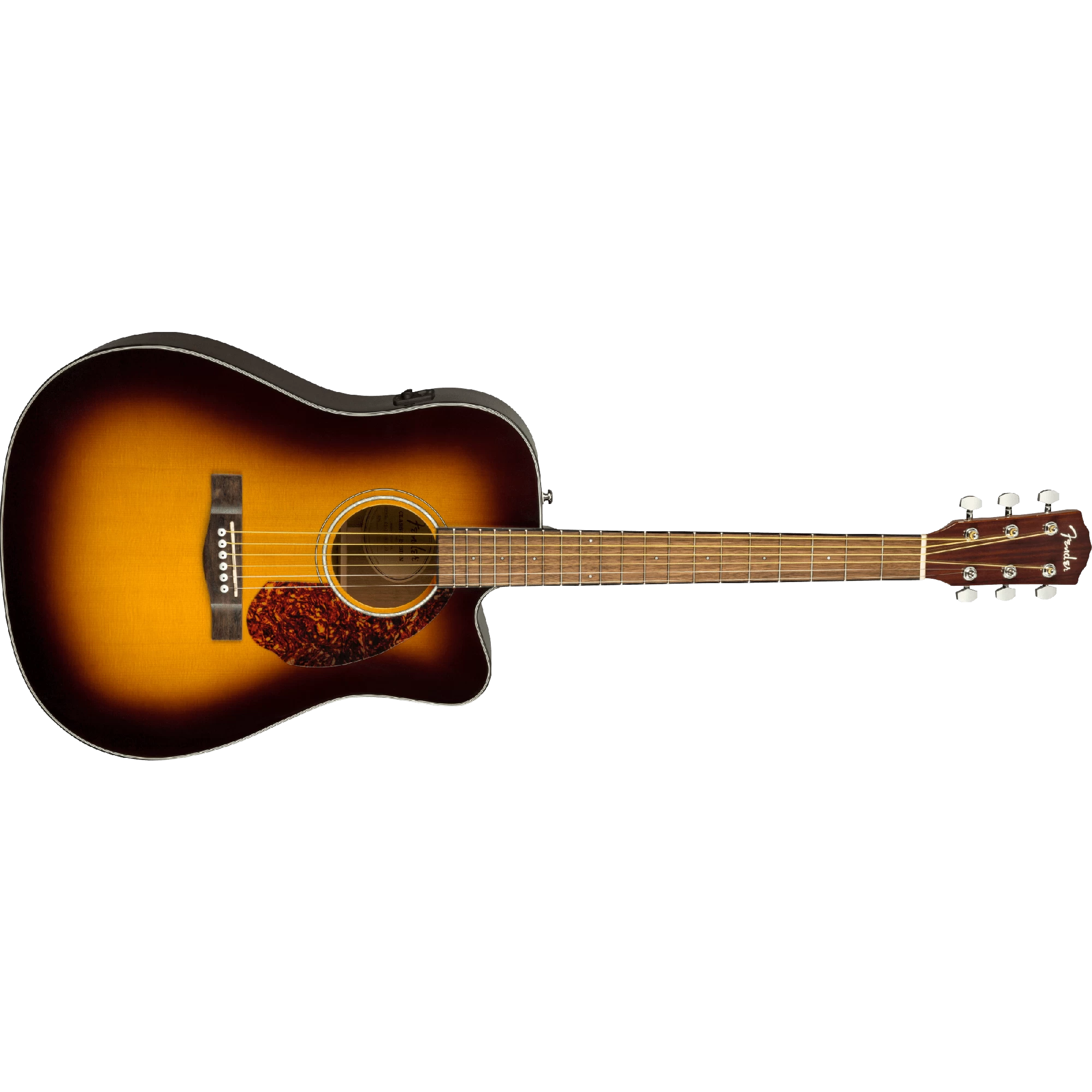 Fender CD-140SCE Dreadnought, Walnut Fingerboard, Sunburst W/case 5 Fender CD-140SCE Dreadnought, Walnut Fingerboard, Sunburst W/case - Image 3