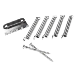Fender (Parts) - Pure Vintage Stratocaster Tremolo Spring/Claw Kit, Nickel