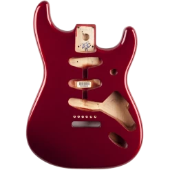 Fender (Parts) - Classic Series 60's Stratocaster SSS Alder Body Vintage Bridge Mount, Candy Apple Red -musical instrument 0998003709 merch dtl 003 nr.png