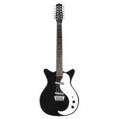 Danelectro '59 12 String Guitar - Black (Vintage 12 But No F-Hole)
