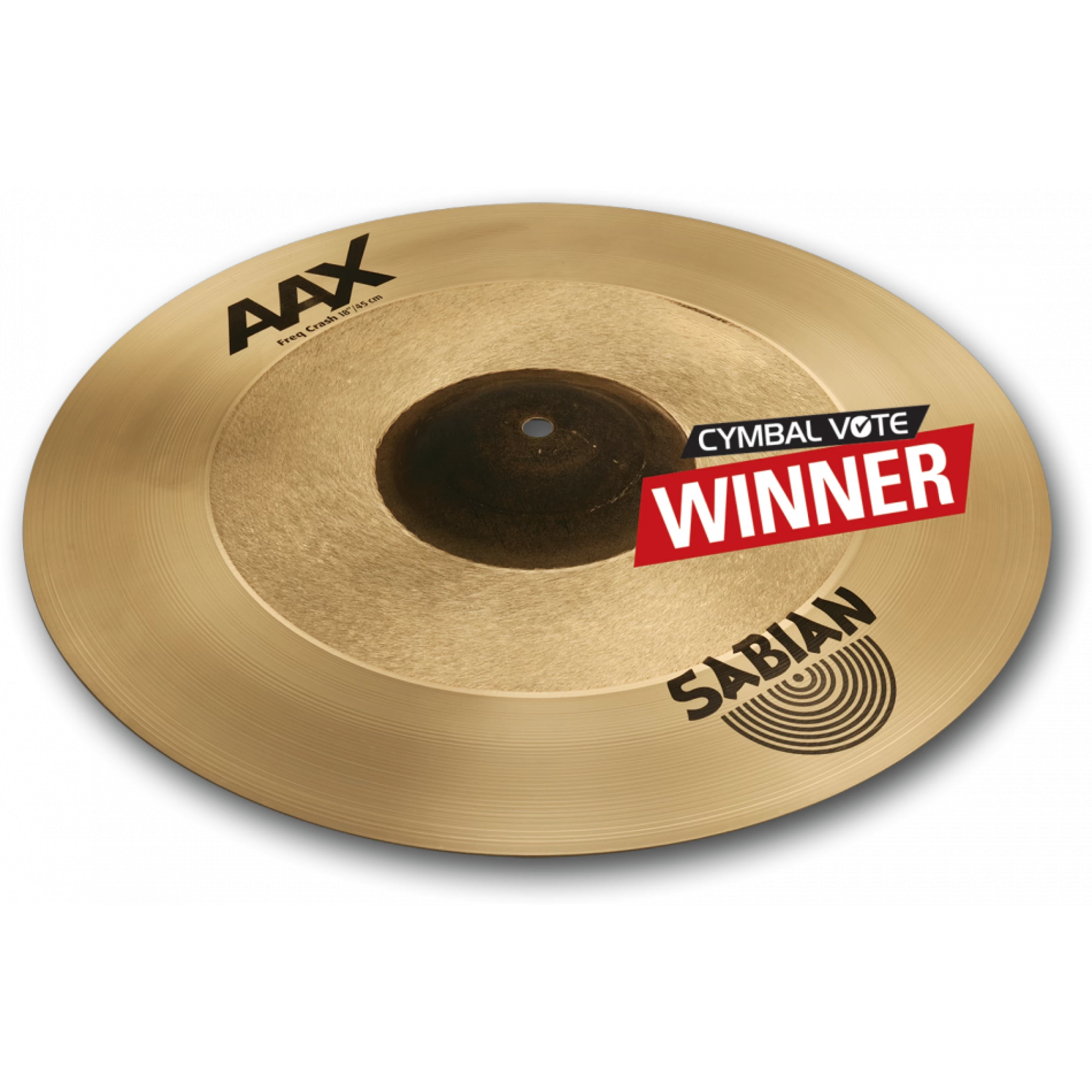 Sabian 18" AAX Frequency Crash Cymbal 3 Sabian 18" AAX Frequency Crash Cymbal