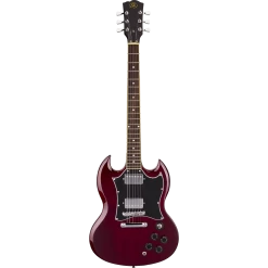 SX SG Style Electric Guitar Kit In Transparent Wine Red -musical instrument 53a00d1acad3f