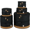 Tama Power Pad Designer Collection 5pce Euro Drum Bag Set In Black -musical instrument 6103662 2