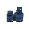 Tama Power Pad Designer Collection 5pce Euro Drum Bag Set In Navy Blue -musical instrument 6103664