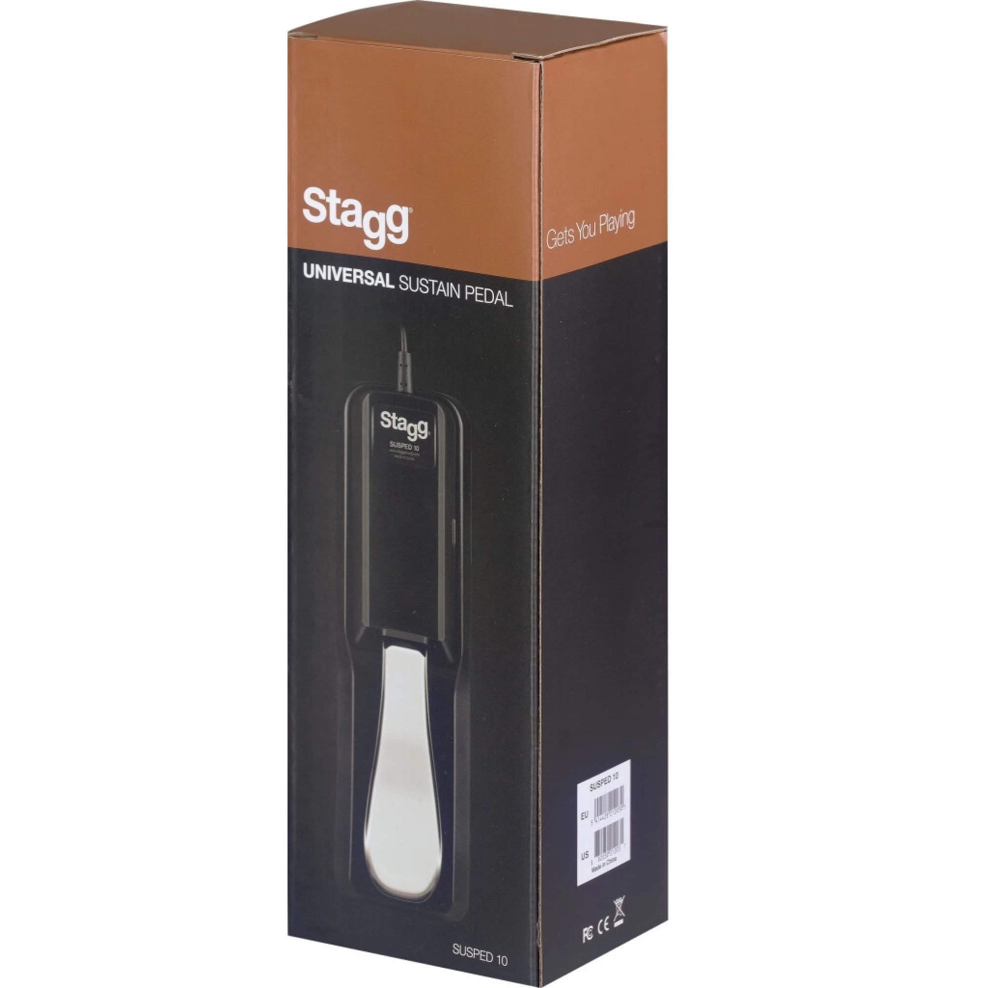 Stagg Universal Sustain Pedal With Polarity Switch 5 Stagg Universal Sustain Pedal With Polarity Switch - Image 3