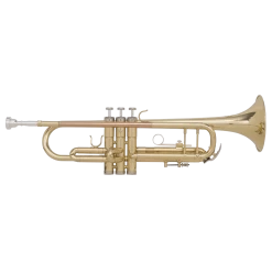 Grassi GRTR210 Student B Flat Trumpet Lacquered Stainless Pistons With Backpack Case