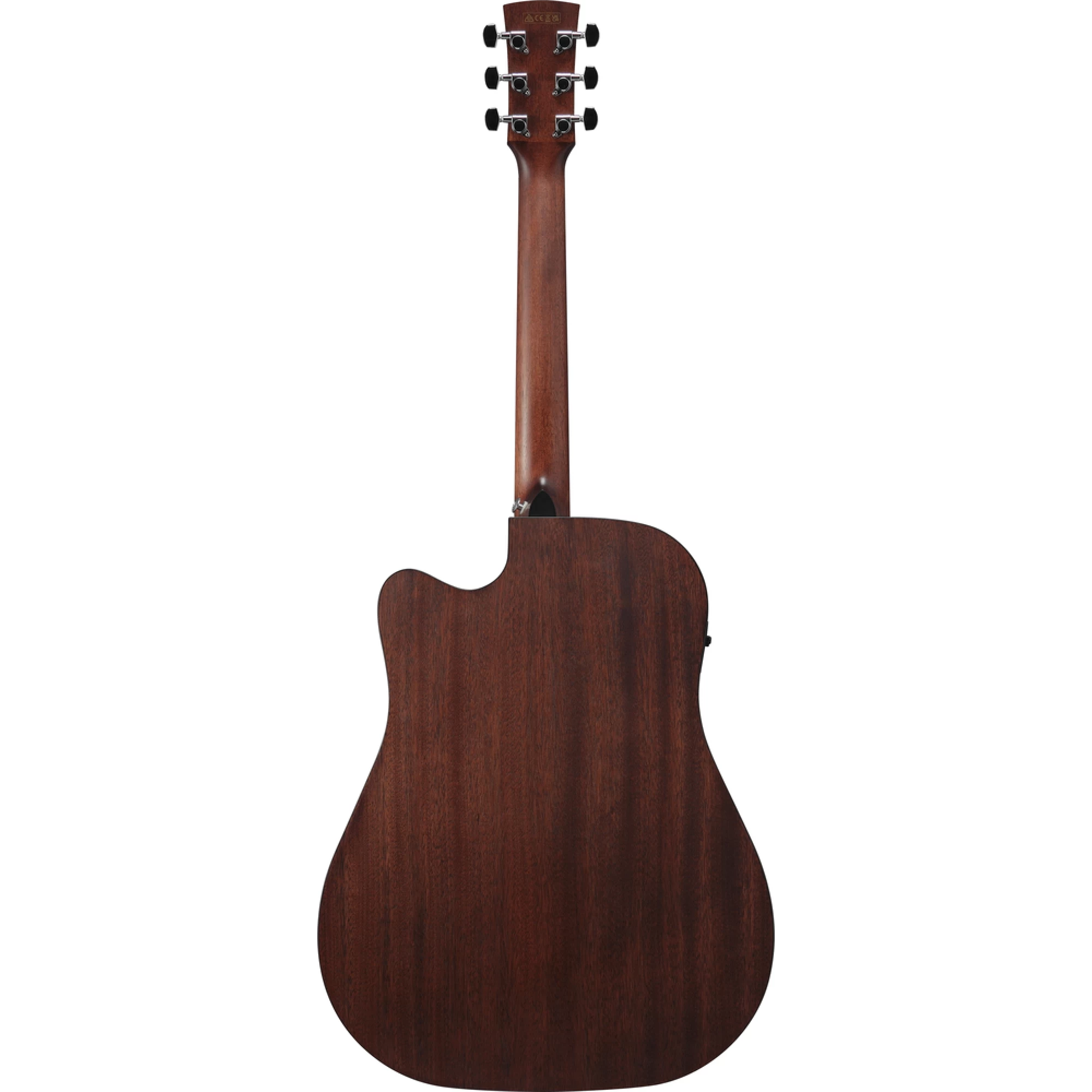 Ibanez AW247CEWKH Electro Acoustic Guitar Weathered Black Open Pore Top, Open Pore Natural Back And Sides 4 Ibanez AW247CEWKH Electro Acoustic Guitar Weathered Black Open Pore Top, Open Pore Natural Back And Sides - Image 2