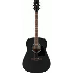 Ibanez AW84 Weathered Black Open Pore Artwood Acoustic Guitar