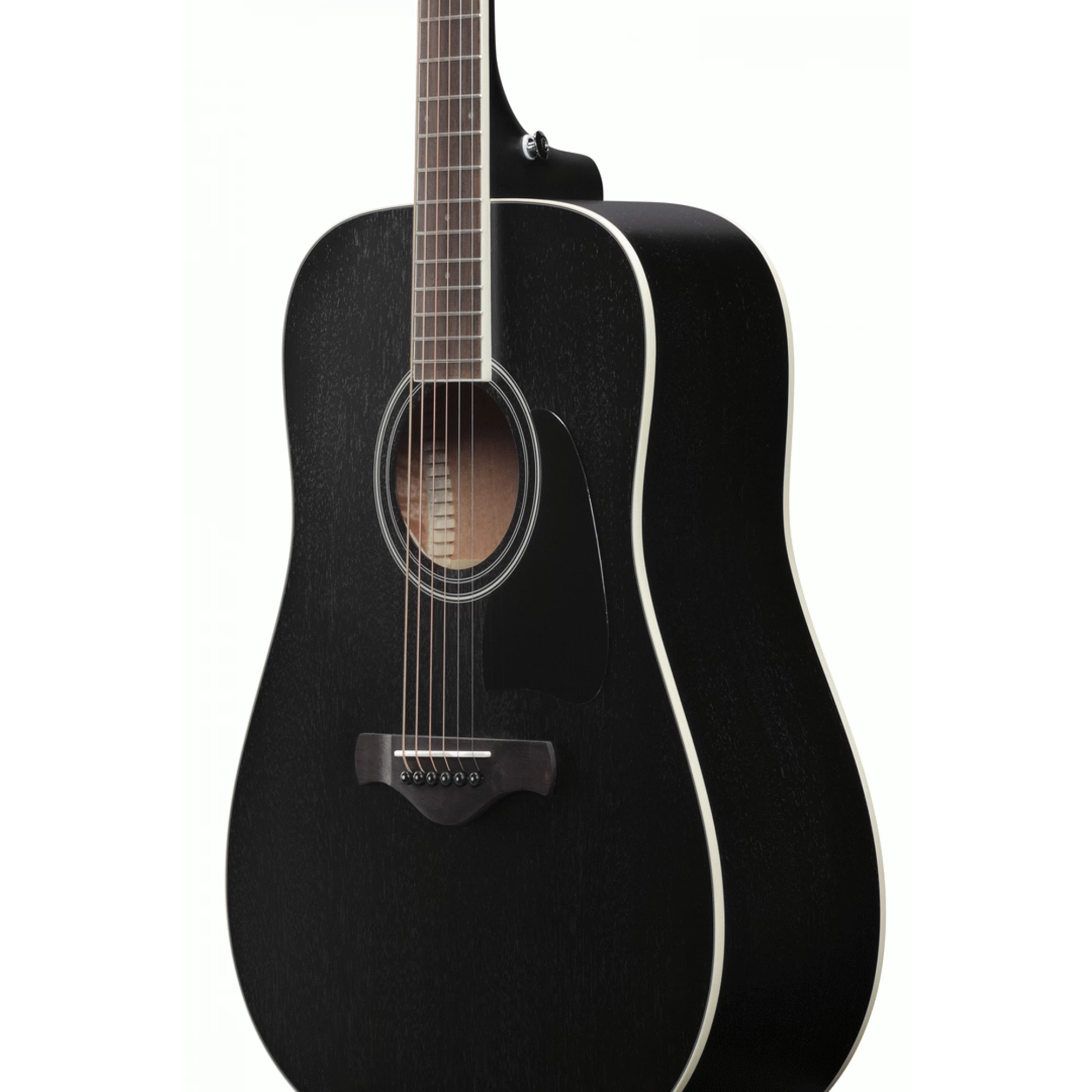 Ibanez AW84 Weathered Black Open Pore Artwood Acoustic Guitar 6 Ibanez AW84 Weathered Black Open Pore Artwood Acoustic Guitar - Image 4