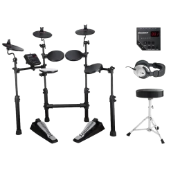 Carlsbro CSD100P 5 Piece Electronic Drum Kit Package. Black -musical instrument CSD100P.png