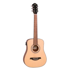 Gilman GBY10E - Mini Dreadnought Traveller Electric/acoustic Guitar.