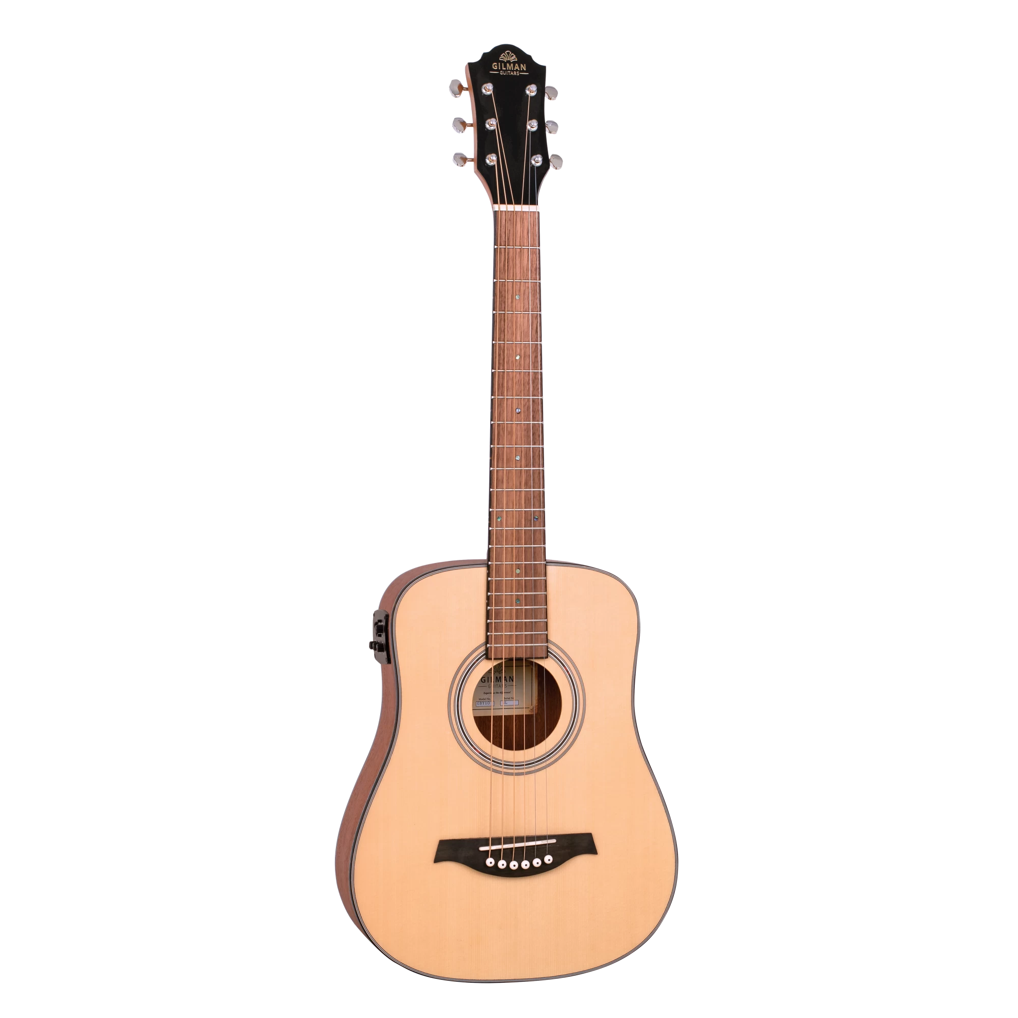 Gilman GBY10E - Mini Dreadnought Traveller Electric/acoustic Guitar. 3 Gilman GBY10E - Mini Dreadnought Traveller Electric/acoustic Guitar.