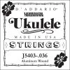 D'Addario J5403 Aluminum Wound Tenor Ukulele Single String Third String .036 -musical instrument J5403 main.jpg