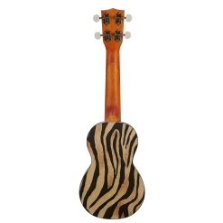 Mahalo MA1ZE - Soprano Ukulele. "ZEBRA" 12 Mahalo MA1ZE - Soprano Ukulele. "ZEBRA" -musical instrument MA1ZE back.png