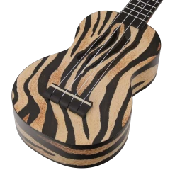 Mahalo MA1ZE - Soprano Ukulele. "ZEBRA" 13 Mahalo MA1ZE - Soprano Ukulele. "ZEBRA" -musical instrument MA1ZE body.png