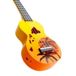 Mahalo MD1HAORB - Soprano Ukulele - Hawaii - Orange Burst -musical instrument MD1HAorb body.jpg