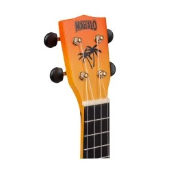 Mahalo MD1HAORB - Soprano Ukulele - Hawaii - Orange Burst -musical instrument MD1HAorb headstock.jpg