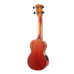 Mahalo MJ1VTVNA - Soprano Ukulele - Electric Acoustic - Vintage Natural -musical instrument MJ1VTvna back left.jpg