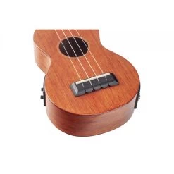 Mahalo MJ1VTVNA - Soprano Ukulele - Electric Acoustic - Vintage Natural -musical instrument MJ1VTvna bridge.jpg