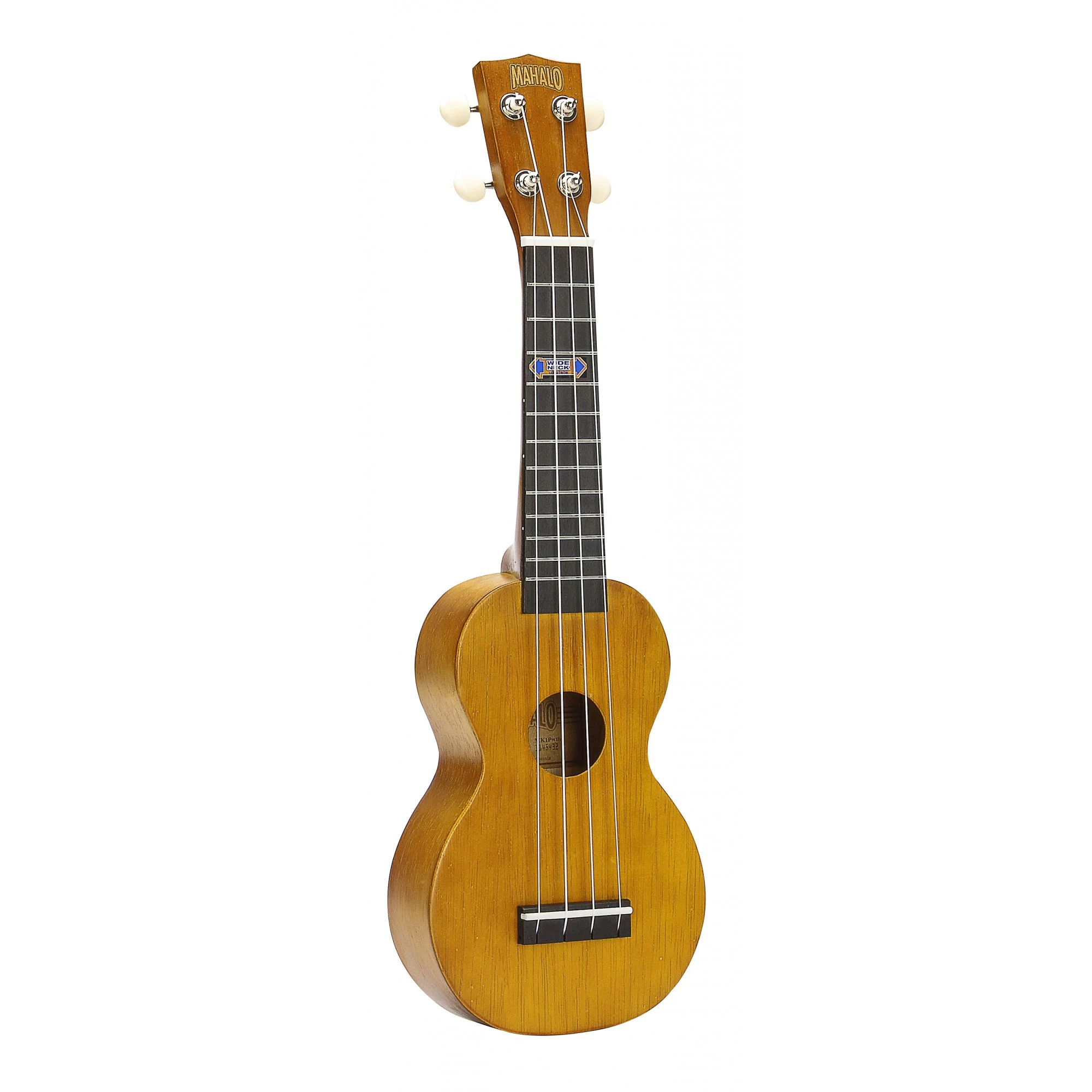 Mahalo MK1PWTBR - Soprano Ukulele - Wide Neck - Transparent Brown 6 Mahalo MK1PWTBR - Soprano Ukulele - Wide Neck - Transparent Brown - Image 4