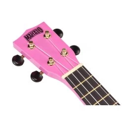 Mahalo MR1PK - Soprano Ukulele - Pink -musical instrument MR1pk headstock.jpg