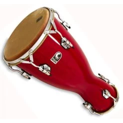 Toca Large Bata Drum Lya In Bright Red Lacquer Finish