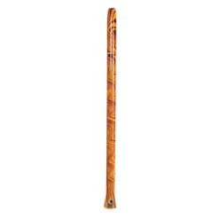 Toca Duro Didgeridoo 49" Orange Swirl Design