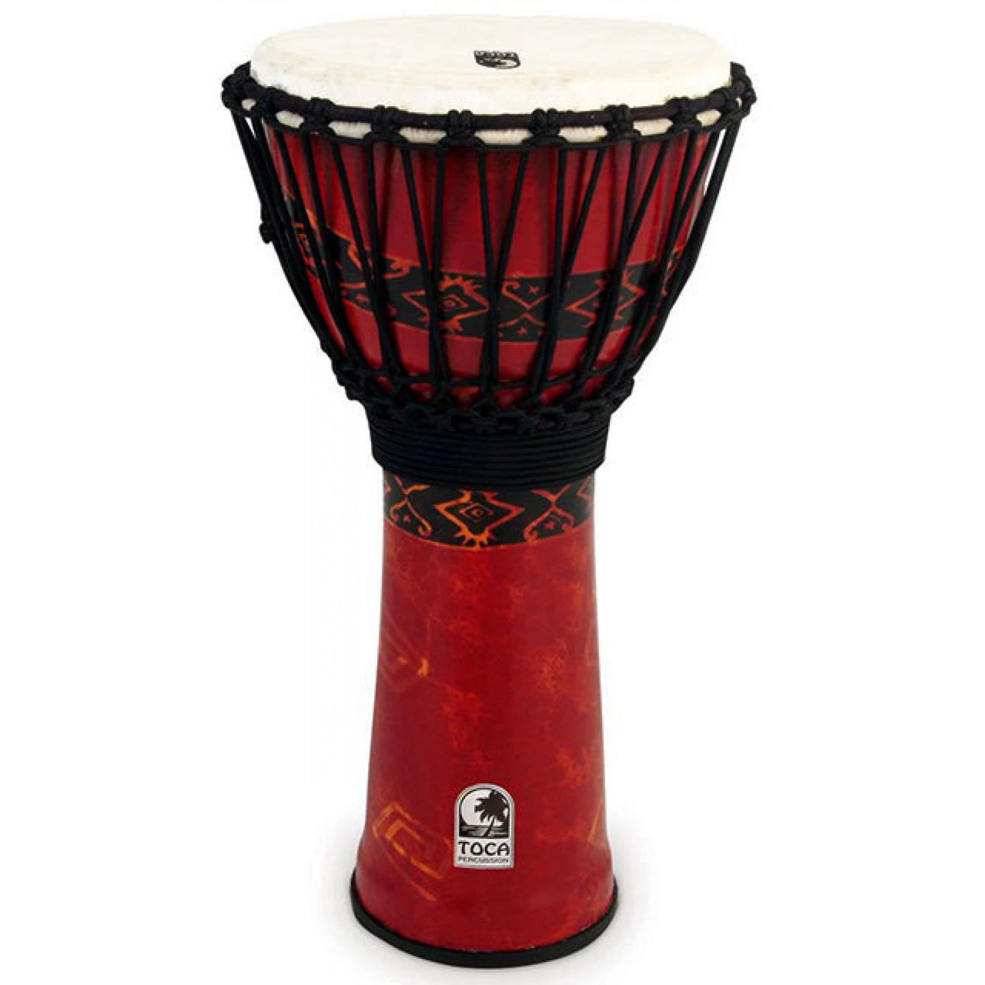 Toca Freestyle 2 Series Djembe 12" In Bali Red 3 Toca Freestyle 2 Series Djembe 12" In Bali Red
