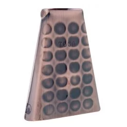 Toca Pro Line Hybrid Handheld Dual Surface Cowbell In Black Copper