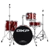 DXP 18" 4 Pce Transit Series Drum Kit In Wine Red