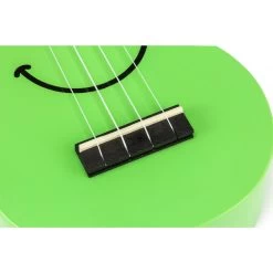 Mahalo U60SMGN - Soprano Ukulele - Green -musical instrument U SMILEgn bridge.jpg