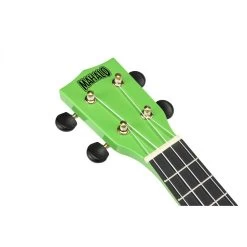 Mahalo U60SMGN - Soprano Ukulele - Green -musical instrument U SMILEgn headstock.jpg