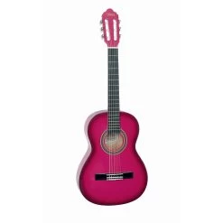 Valencia VC103PKS - 3/4 Size Classical Guitar - Gloss Pink Sunburst