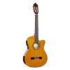 Valencia VC104HTCE 4/4 Size "hybrid" Neck, Thin Body Electric/acoustic Classical Guitar With Venetian Cutaway. 1 Valencia VC104HTCE 4/4 Size "hybrid" Neck, Thin Body Electric/acoustic Classical Guitar With Venetian Cutaway. -musical instrument VC104HTCE right.png 1