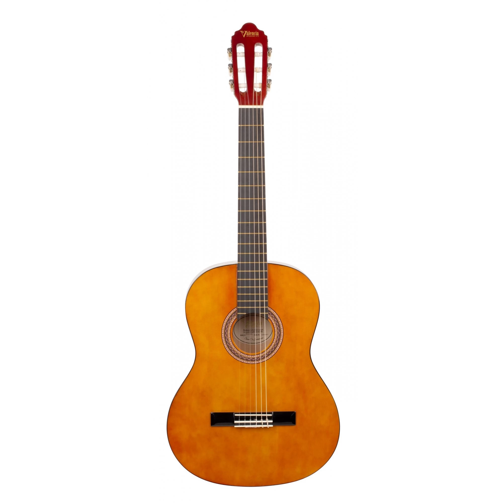 Valencia VC104L - Full Size Classical Guitar - Left Hand - Gloss Natural 4 Valencia VC104L - Full Size Classical Guitar - Left Hand - Gloss Natural - Image 2