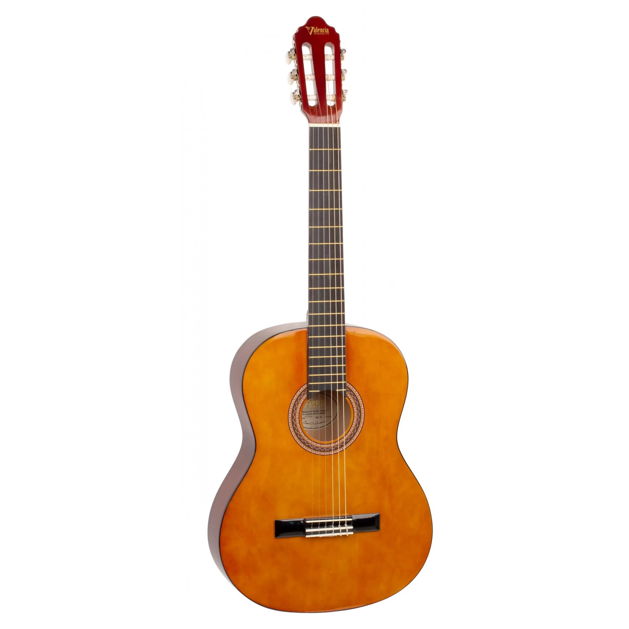 Valencia VC104L - Full Size Classical Guitar - Left Hand - Gloss Natural 3 Valencia VC104L - Full Size Classical Guitar - Left Hand - Gloss Natural