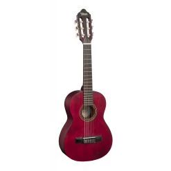 Valencia VC201TWR - 1/4 Size Classical Guitar - Satin Transparent Wine Red