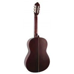 Valencia VC404CSB - Full Size Classical Guitar - Satin Classic Sunburst -musical instrument VC404CSB back left.jpg