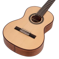 Valencia VC703 3/4 Size Solid Top Classical Guitar. -musical instrument VC703 body.png