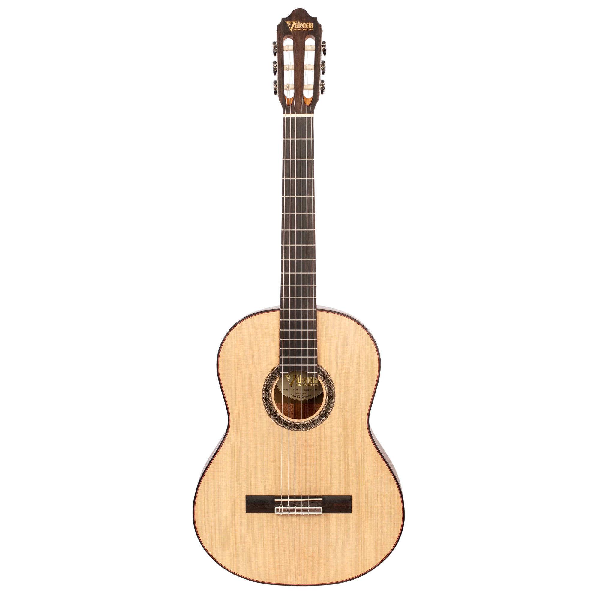 Valencia VC704 4/4 Size Solid Top Classical Guitar. 4 Valencia VC704 4/4 Size Solid Top Classical Guitar. - Image 2