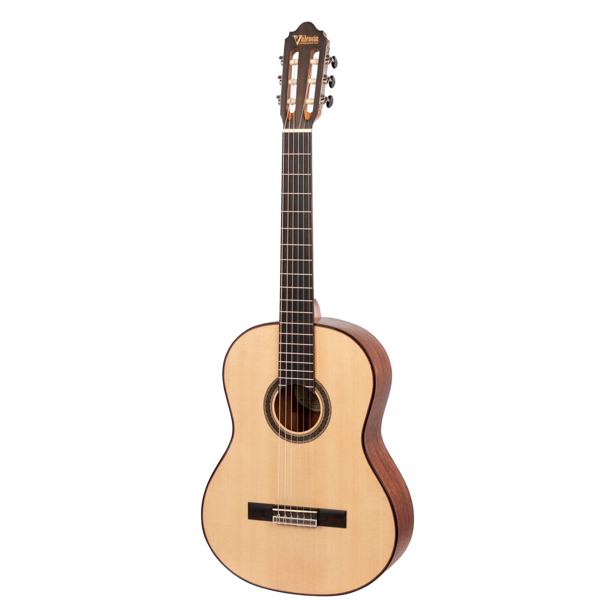 Valencia VC704 4/4 Size Solid Top Classical Guitar. 5 Valencia VC704 4/4 Size Solid Top Classical Guitar. - Image 3