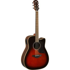 Yamaha A1R Acoustic Guitar W/ Pickup In Brown Sunburst